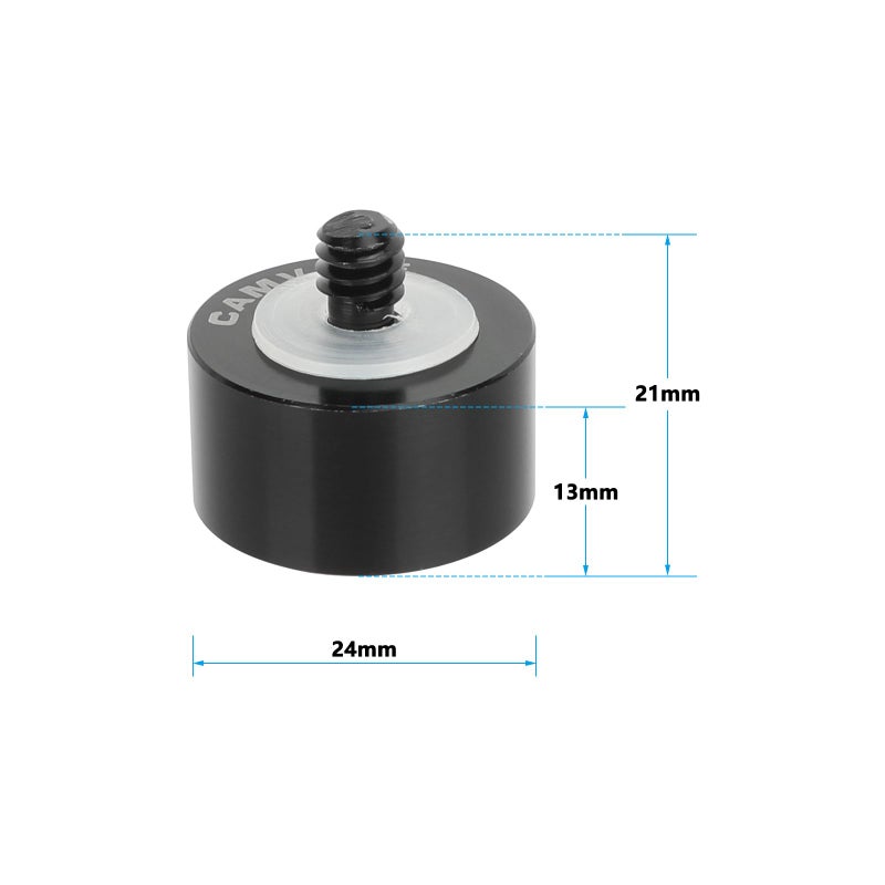 CAMVATE Mic Stand Adapter 1/4" Male to 5/8" Female for Microphone Holder - 1313 - Image 2